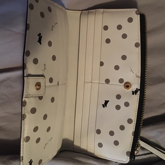 NWOT: RADLEY LONDON BLACK&WHITE LARGE BIFOLD MATINEE  WALLET-PURSE - Picture 3 of 8